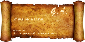 Grau Adelina névjegykártya